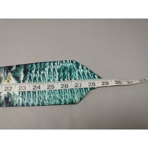 Steven Harris SHINING LIGHTHOUSE Polyester 57" Green  Neck Tie - Picture 7 of 9